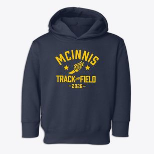 Mcinnis School Track and Field Toddler Hoodie