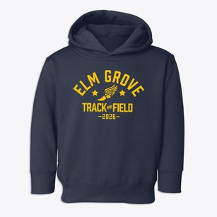 Elm Grove Elementary School Track and Field Toddler Hoodie