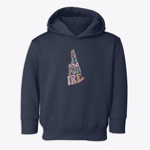  New Hampshire Pastel Toddler Hoodie