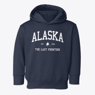  Alaska Slogan Toddler Hoodie