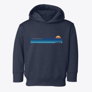 Litchfield Maine Water View Toddler Hoodie