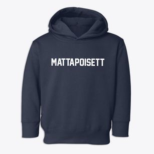 Mattapoisett Massachusetts Classic Block Toddler Hoodie