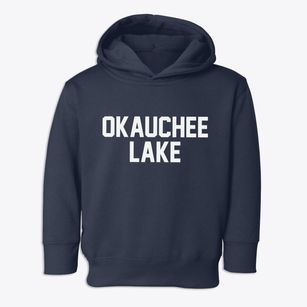Okauchee Lake Wisconsin Classic Block Toddler Hoodie