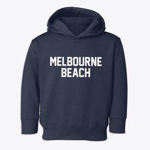 Melbourne Beach Florida Classic Block Toddler Hoodie