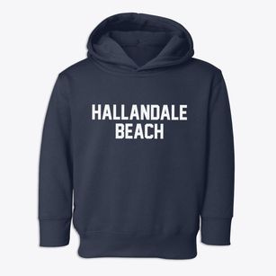 Hallandale Beach Florida Classic Block Toddler Hoodie
