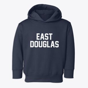East Douglas Massachusetts Classic Block Toddler Hoodie