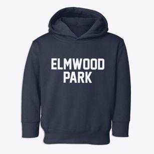 Elmwood Park Wisconsin Classic Block Toddler Hoodie