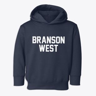 Branson West Missouri Classic Block Toddler Hoodie