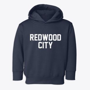 Redwood City California Classic Block Toddler Hoodie