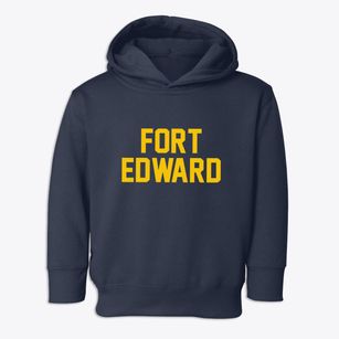 Fort Edward New York Classic Block Toddler Hoodie