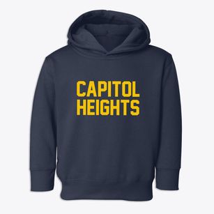 Capitol Heights Maryland Classic Block Toddler Hoodie