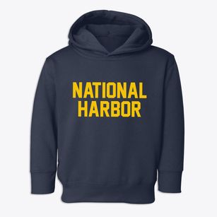 National Harbor Maryland Classic Block Toddler Hoodie