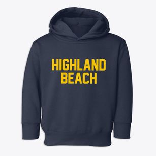Highland Beach Florida Classic Block Toddler Hoodie