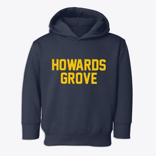 Howards Grove Wisconsin Classic Block Toddler Hoodie