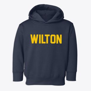 Wilton Iowa Classic Block Toddler Hoodie