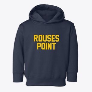 Rouses Point New York Classic Block Toddler Hoodie