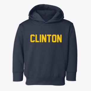 Clinton Iowa Classic Block Toddler Hoodie