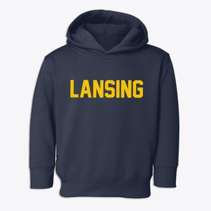 Lansing Ohio Classic Block Toddler Hoodie