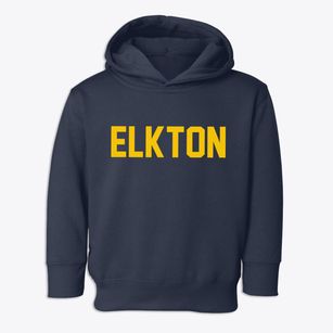Elkton Tennessee Classic Block Toddler Hoodie