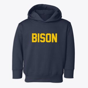 Bison South Dakota Classic Block Toddler Hoodie