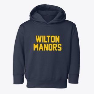 Wilton Manors Florida Classic Block Toddler Hoodie