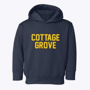 Cottage Grove Oregon Classic Block Toddler Hoodie