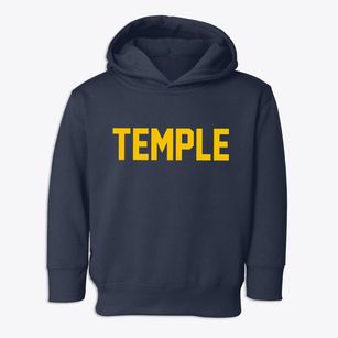 Temple Texas Classic Block Toddler Hoodie