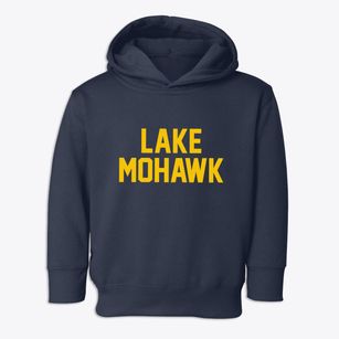 Lake Mohawk New Jersey Classic Block Toddler Hoodie
