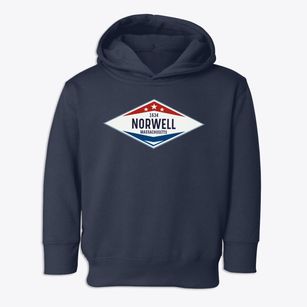 Norwell Massachusetts Diamond Star Toddler Hoodie