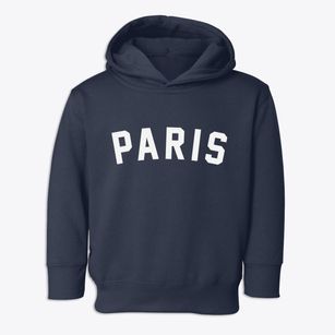 Paris New York Classic Curve Toddler Hoodie