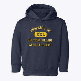 De Tour Village Michigan Athletic Dept Toddler Hoodie