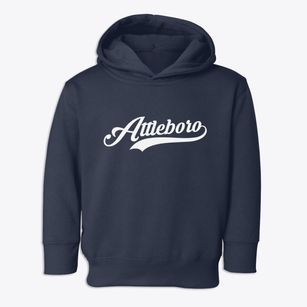 Attleboro Massachusetts Vintage Team Toddler Hoodie