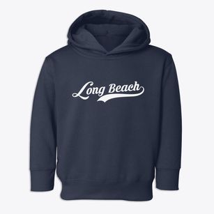 Long Beach New York Vintage Team Toddler Hoodie