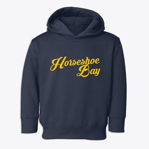 Horseshoe Bay Texas Vintage Team Toddler Hoodie