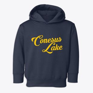 Conesus Lake New York Vintage Team Toddler Hoodie