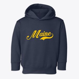 Maine Wisconsin Vintage Team Toddler Hoodie