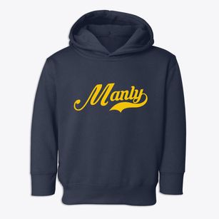 Manly Iowa Vintage Team Toddler Hoodie