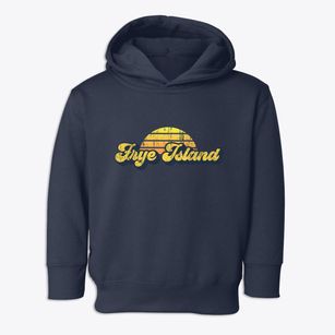 Frye Island Maine Sublime Sunset Toddler Hoodie