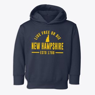  New Hampshire Motto Toddler Hoodie