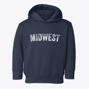 Midwest Wyoming Timeless Retro Toddler Hoodie