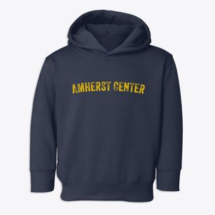 Amherst Center Massachusetts Timeless Retro Toddler Hoodie