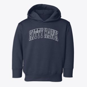 Kitty Hawk North Carolina Trendy Block Toddler Hoodie