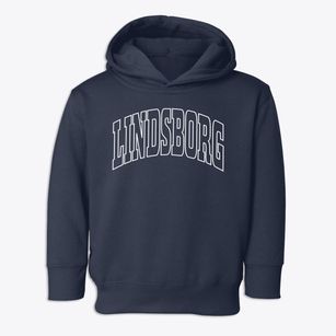 Lindsborg Kansas Trendy Block Toddler Hoodie