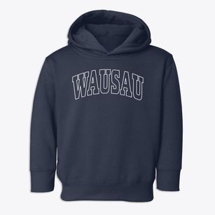 Wausau Wisconsin Trendy Block Toddler Hoodie