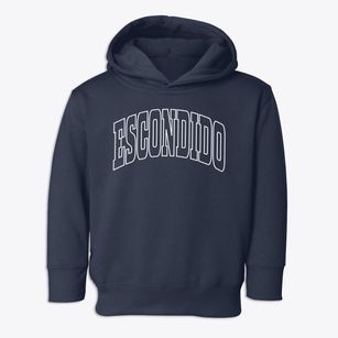 Escondido California Trendy Block Toddler Hoodie