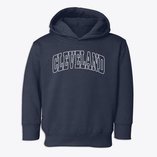 Cleveland New York Trendy Block Toddler Hoodie
