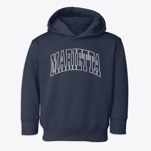 Marietta Minnesota Trendy Block Toddler Hoodie