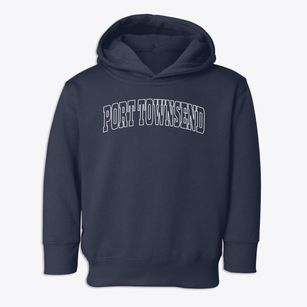 Port Townsend Washington Trendy Block Toddler Hoodie