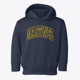 Martinez California Trendy Block Toddler Hoodie