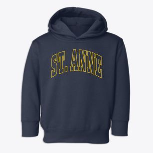 St. Anne Illinois Trendy Block Toddler Hoodie